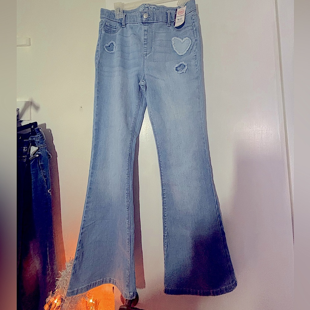 Young girls flare jean/jogger pants